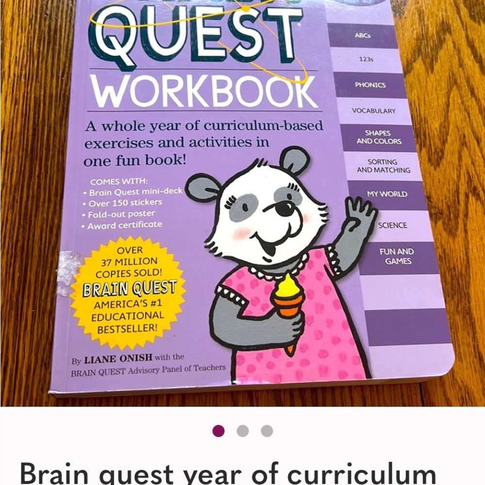 Brain Quest Workbook for Kids education
